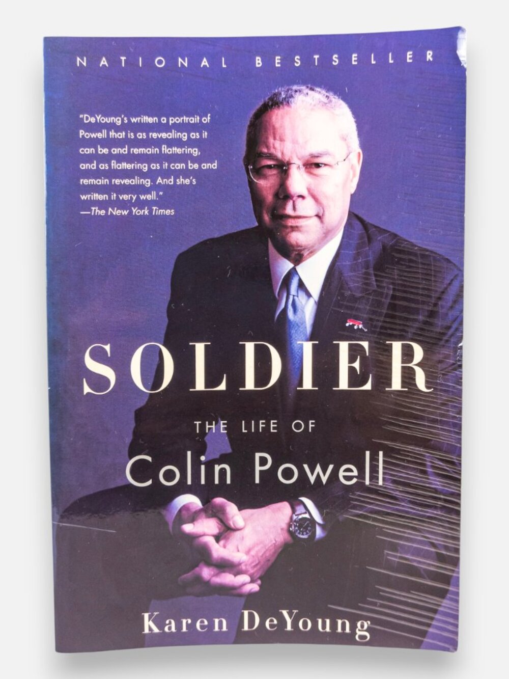 Soldier Colin Powell Biography Karen DeYoung Vintage 2007 Paperback Good Cond